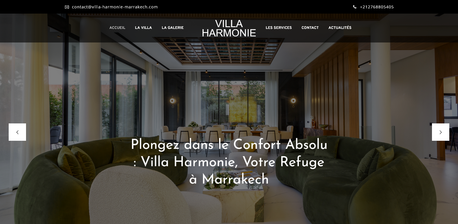 Villa Harmonie, votre séjour d'exception à Marrakech